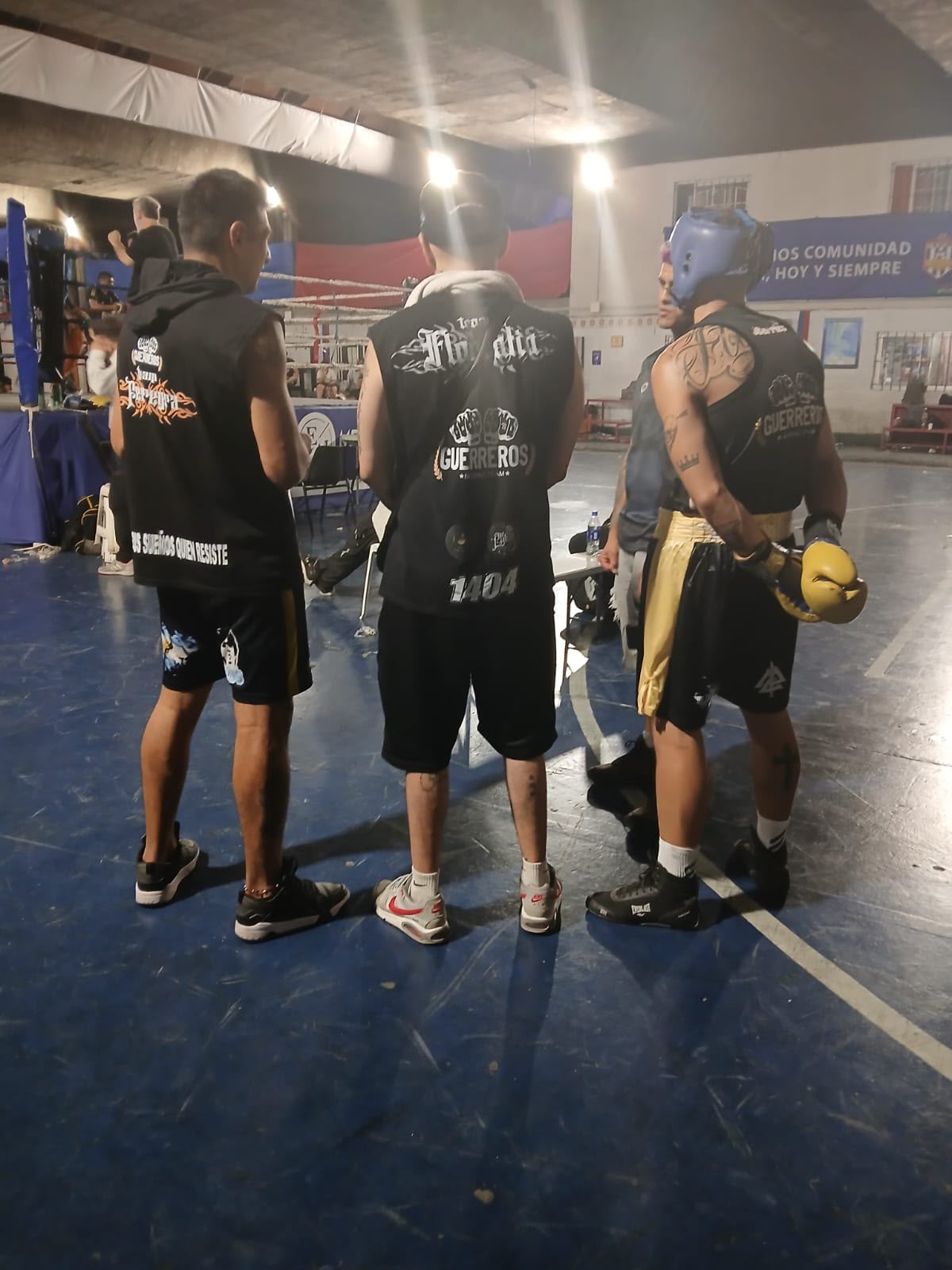 Sparring entre dos alumnos