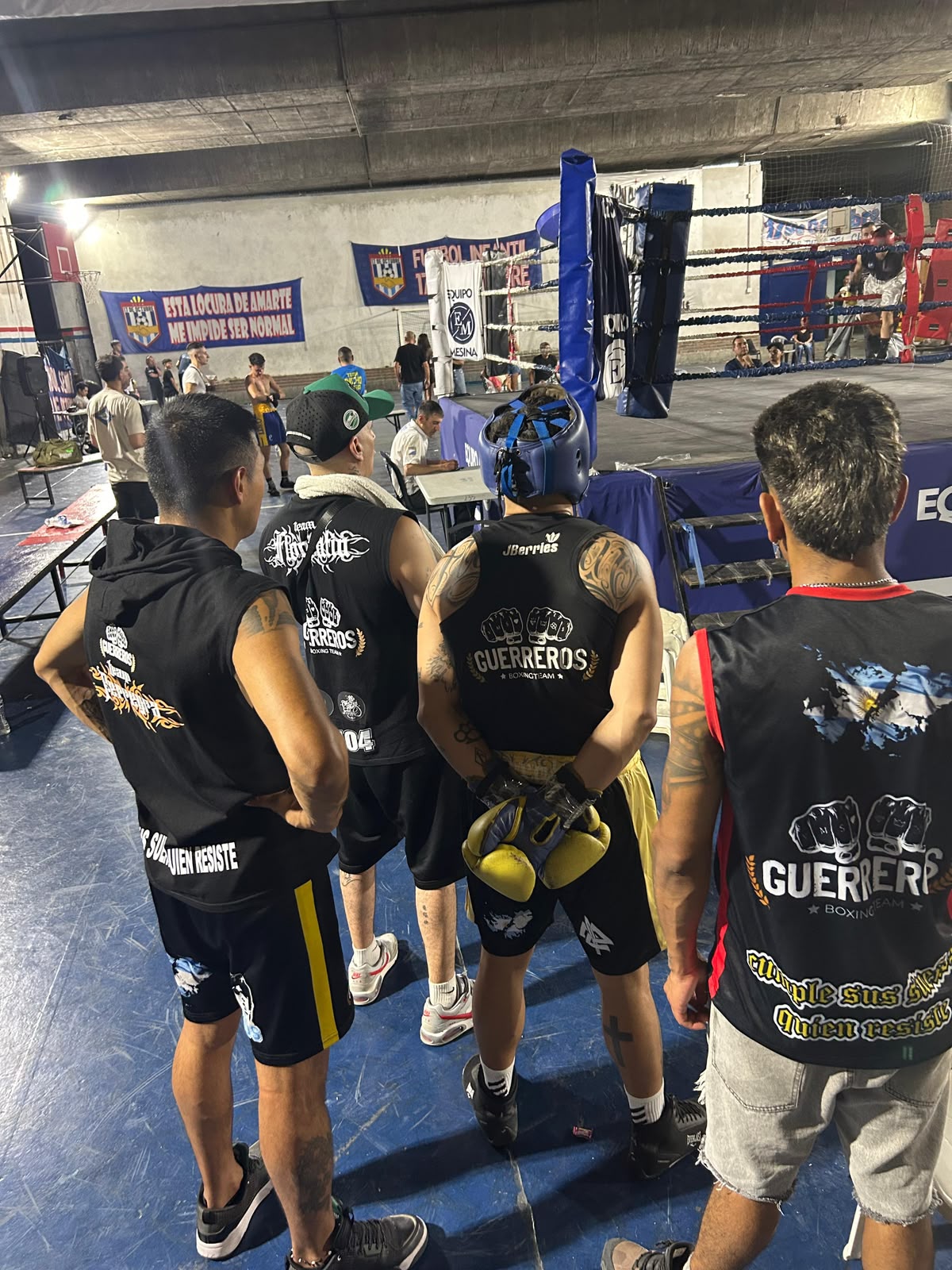 Sparring entre dos alumnos